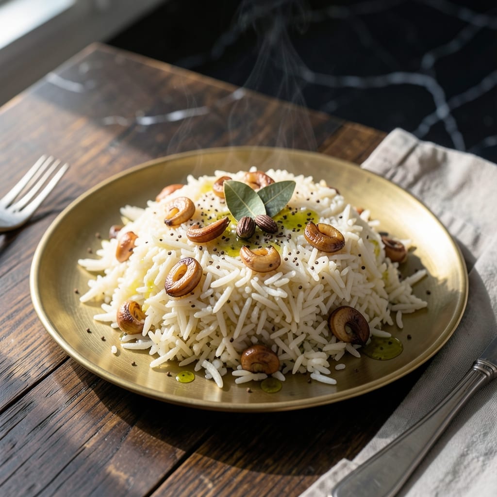 Garlic Basmati Rice Recipe: Fragrant Golden Grains With Aromatic Depth Garlic Basmati Rice Recipe: Fragrant Golden Grains With Aromatic Depth