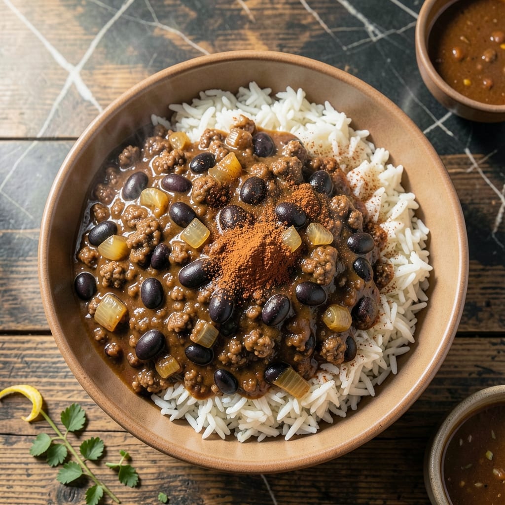 Skyline Chili Black Beans and Rice Recipe: Cincinnati-Style Hearty Bowl Skyline Chili Black Beans and Rice Recipe: Cincinnati-Style Hearty Bowl