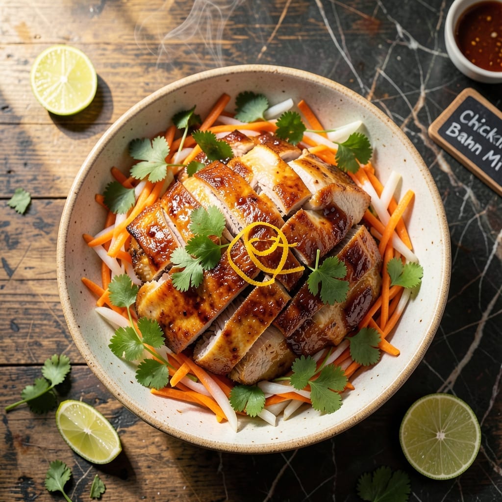 Chicken Bahn Mi Recipe: Vietnamese Street Food at Home
