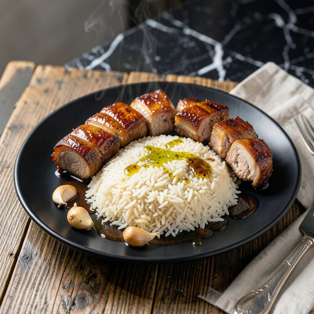 Pork Rib Rice Recipe: Slow-Cooked Meat Over Fluffy Grains Pork Rib Rice Recipe: Slow-Cooked Meat Over Fluffy Grains