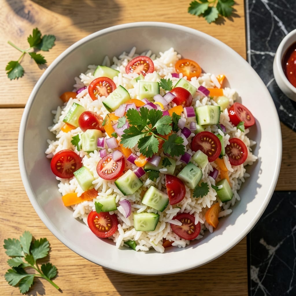 Rice Salad Recipe: Mediterranean Freshness in Every Bite