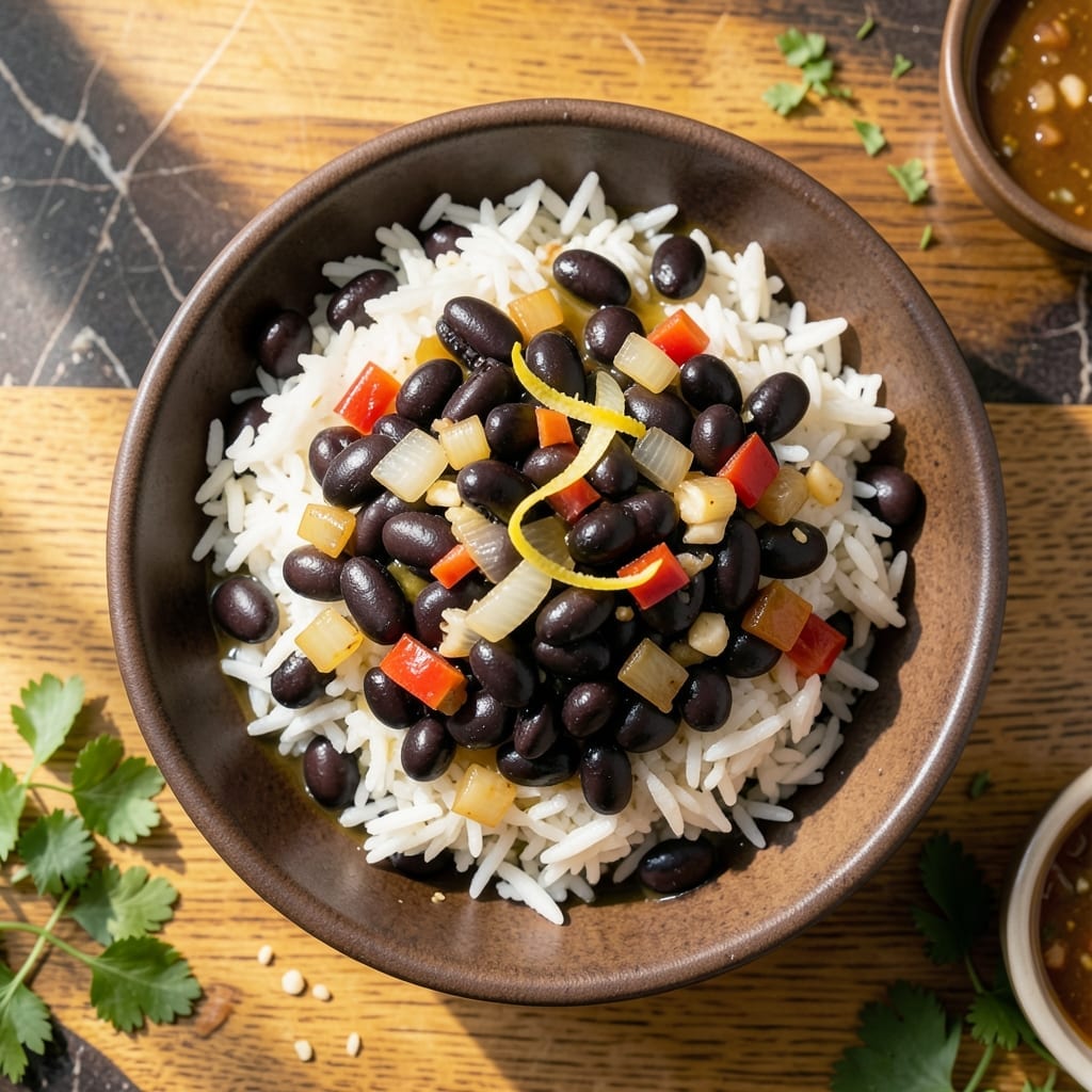 Fresh Black Beans and Rice Recipe: Latin-Inspired One-Bowl Heartiness