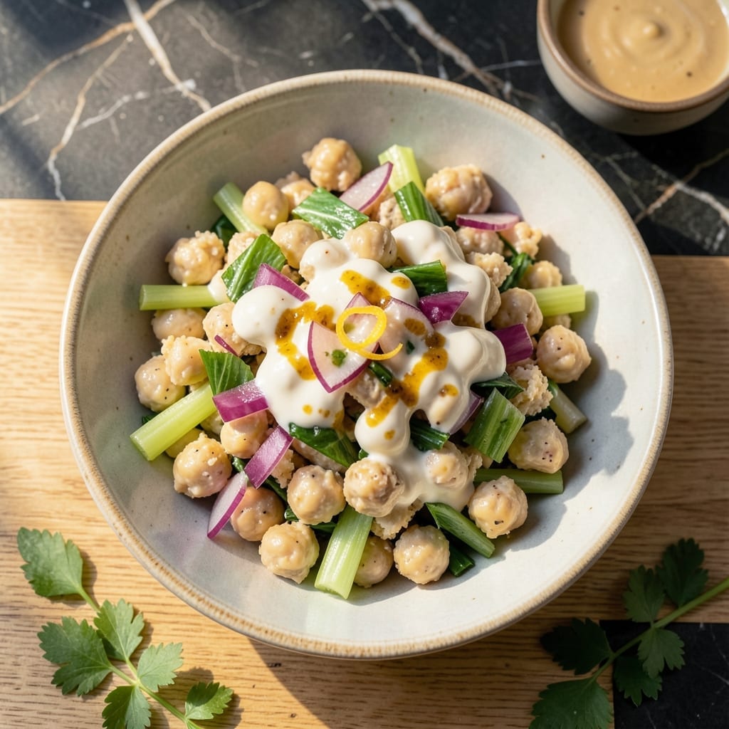 Vegetarian Chicken Salad Recipe: Plant-Based Protein With Crunchy Freshness Vegetarian Chicken Salad Recipe: Plant-Based Protein With Crunchy Freshness