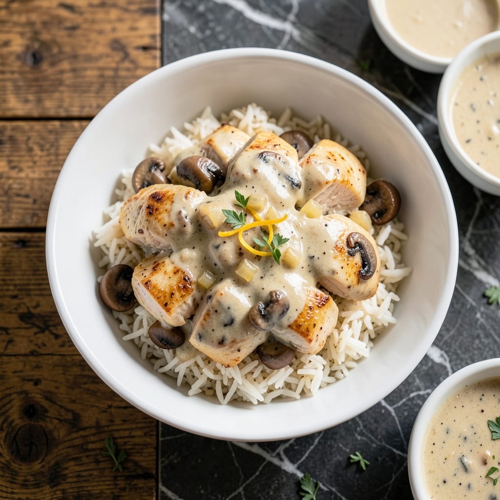 Chicken Rice and Cream of Mushroom Soup Crock Pot Recipe: Slow-Cooked Creamy Indulgence Chicken Rice and Cream of Mushroom Soup Crock Pot Recipe: Slow-Cooked Creamy Indulgence
