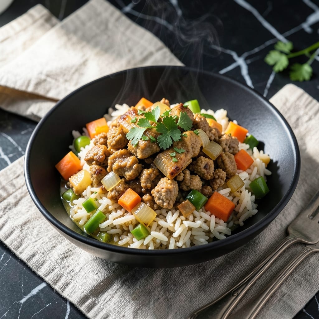 Ground Turkey, Rice, and Vegetables Recipe: One-Pot Weeknight Wholesomeness Ground Turkey, Rice, and Vegetables Recipe: One-Pot Weeknight Wholesomeness