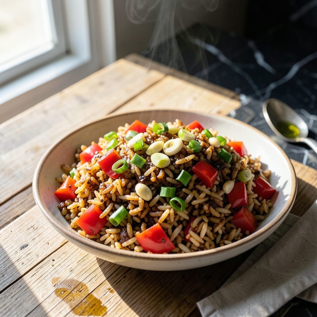 Jerk Fried Rice Recipe: Caribbean Spice in Every Grain