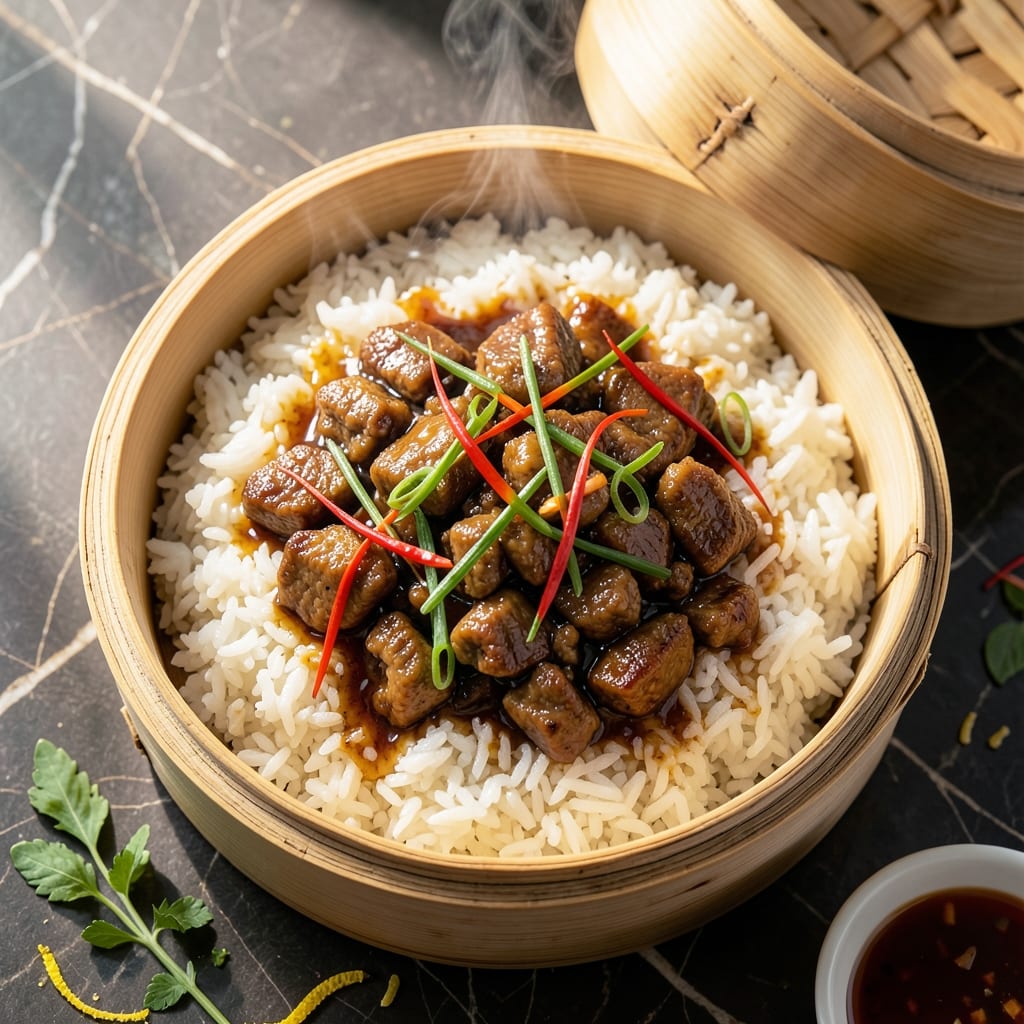 Pork Steamed Rice Dimsum Style Recipe: Fluffy Bites With Savory Pork Filling Pork Steamed Rice Dimsum Style Recipe: Fluffy Bites With Savory Pork Filling