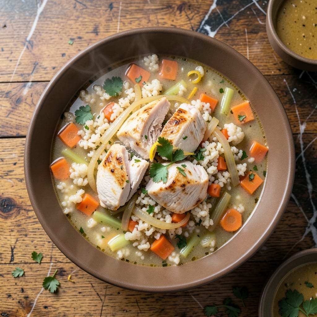 Chicken and Cauliflower Rice Soup Recipe: Light Yet Satisfying Bowl