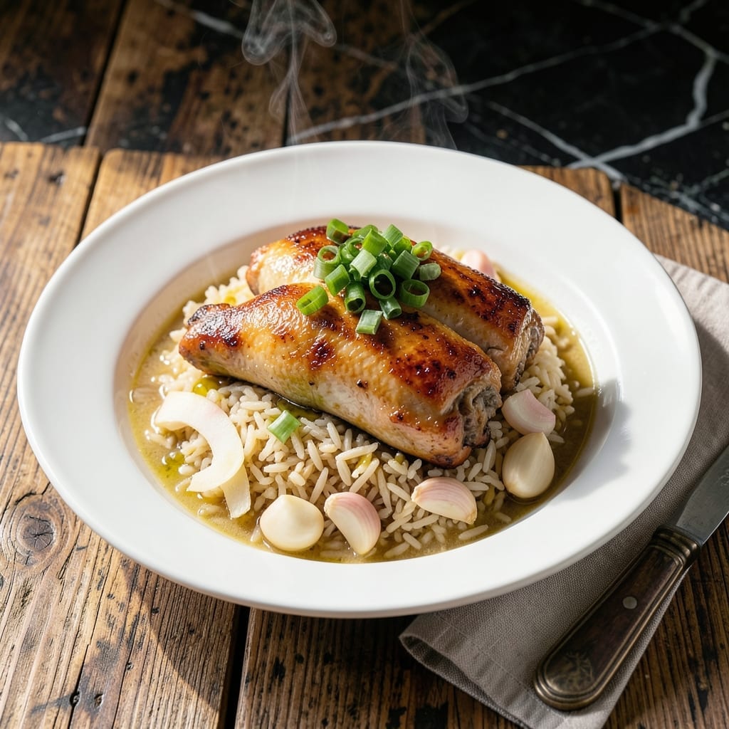 Hainanese Chicken Rice Recipe One Pot: Fragrant Ginger-Garlic Infusion