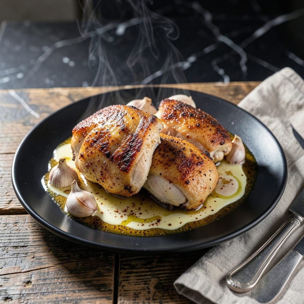Las Vegas Chicken Recipe: Smoky Char With Garlic Butter Glaze Las Vegas Chicken Recipe: Smoky Char With Garlic Butter Glaze