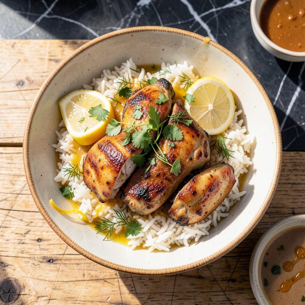 Mediterranean Chicken Rice Bowl Recipe: Bright Herbs and Zesty Lemon Infusion