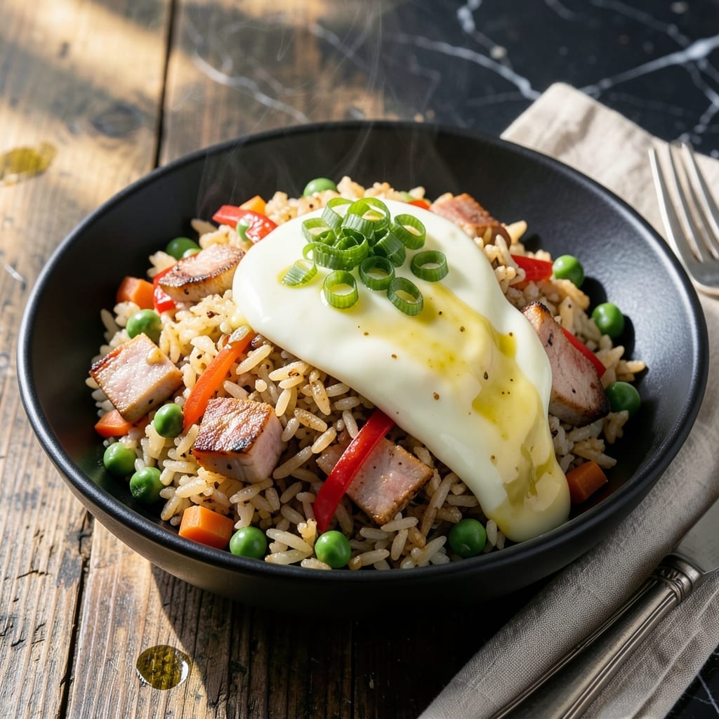 Healthy Ham Fried Rice Recipe: Light and Savory Wok Tossed Goodness