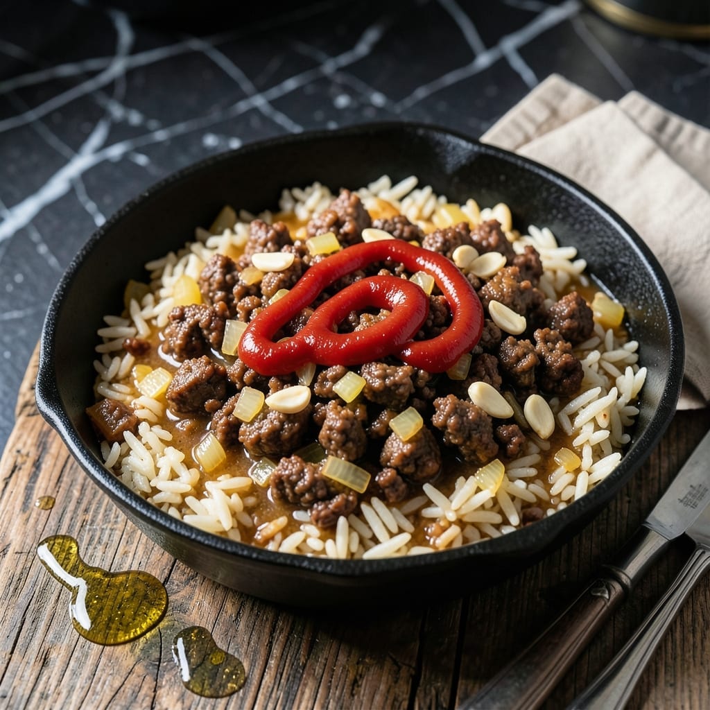 Chuck Rice Recipe: Hearty Ground Beef and Rice Skillet Chuck Rice Recipe: Hearty Ground Beef and Rice Skillet