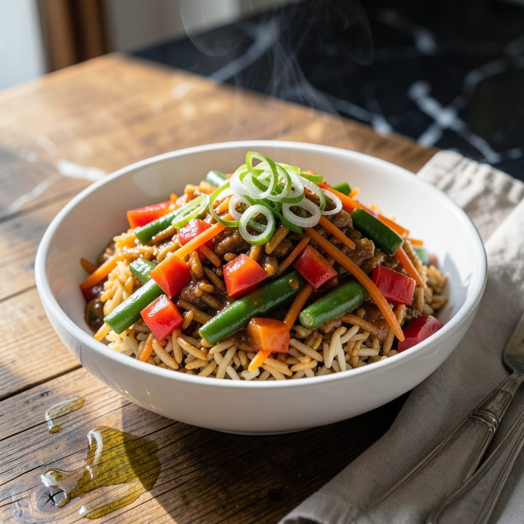 Schezwan Rice Recipe: Spicy Indo-Chinese Fried Rice Delight Schezwan Rice Recipe: Spicy Indo-Chinese Fried Rice Delight