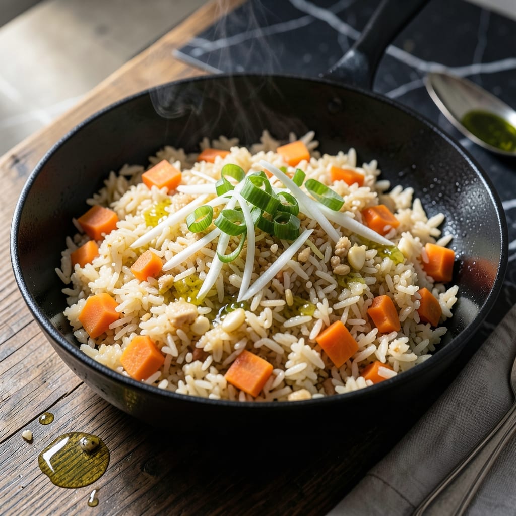 Fry Rice Recipe Without Eggs: Quick Skillet Savory with Toasted Aromatics Fry Rice Recipe Without Eggs: Quick Skillet Savory with Toasted Aromatics