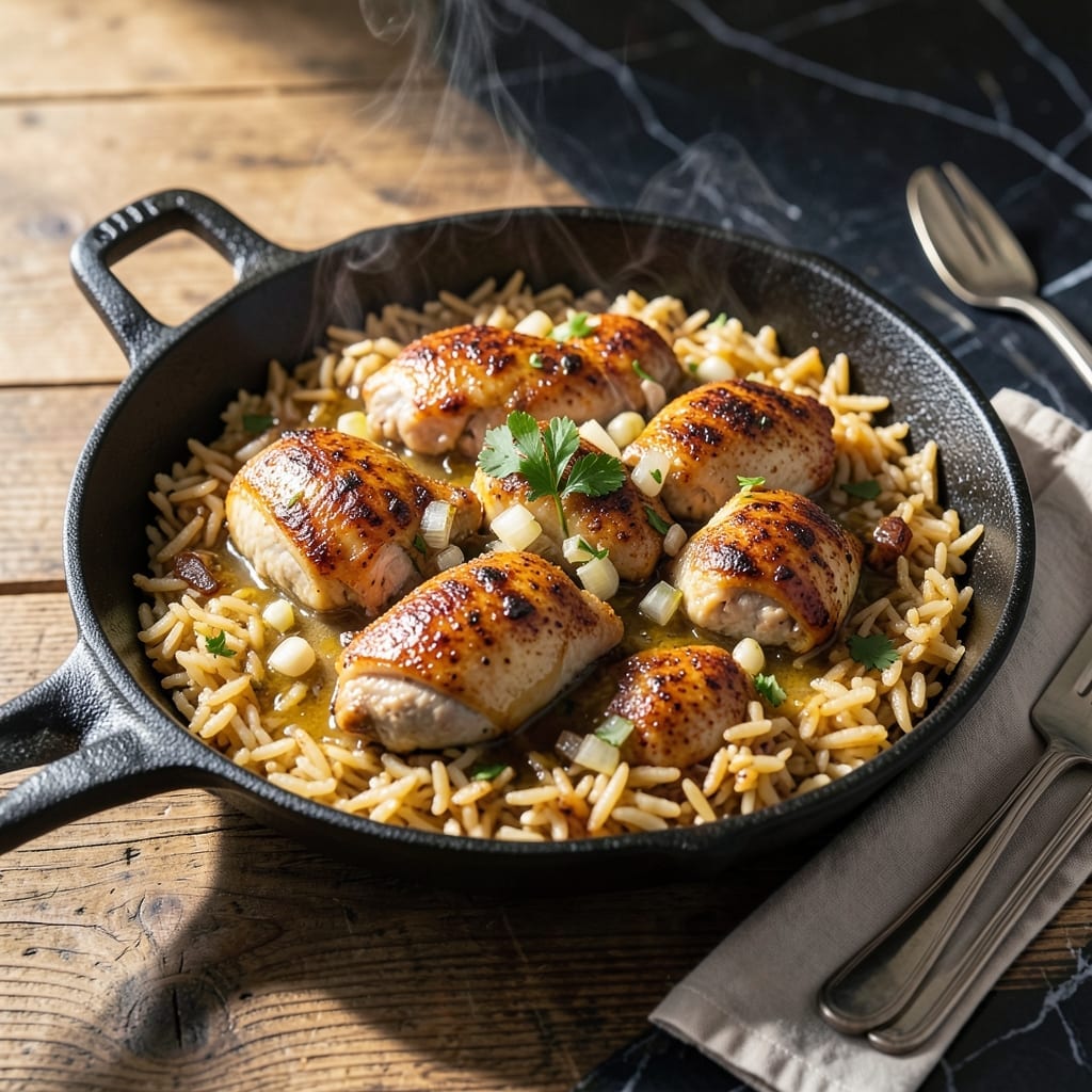 Rice A Roni Chicken Bake Recipe: Golden Crust Over Savory Grains