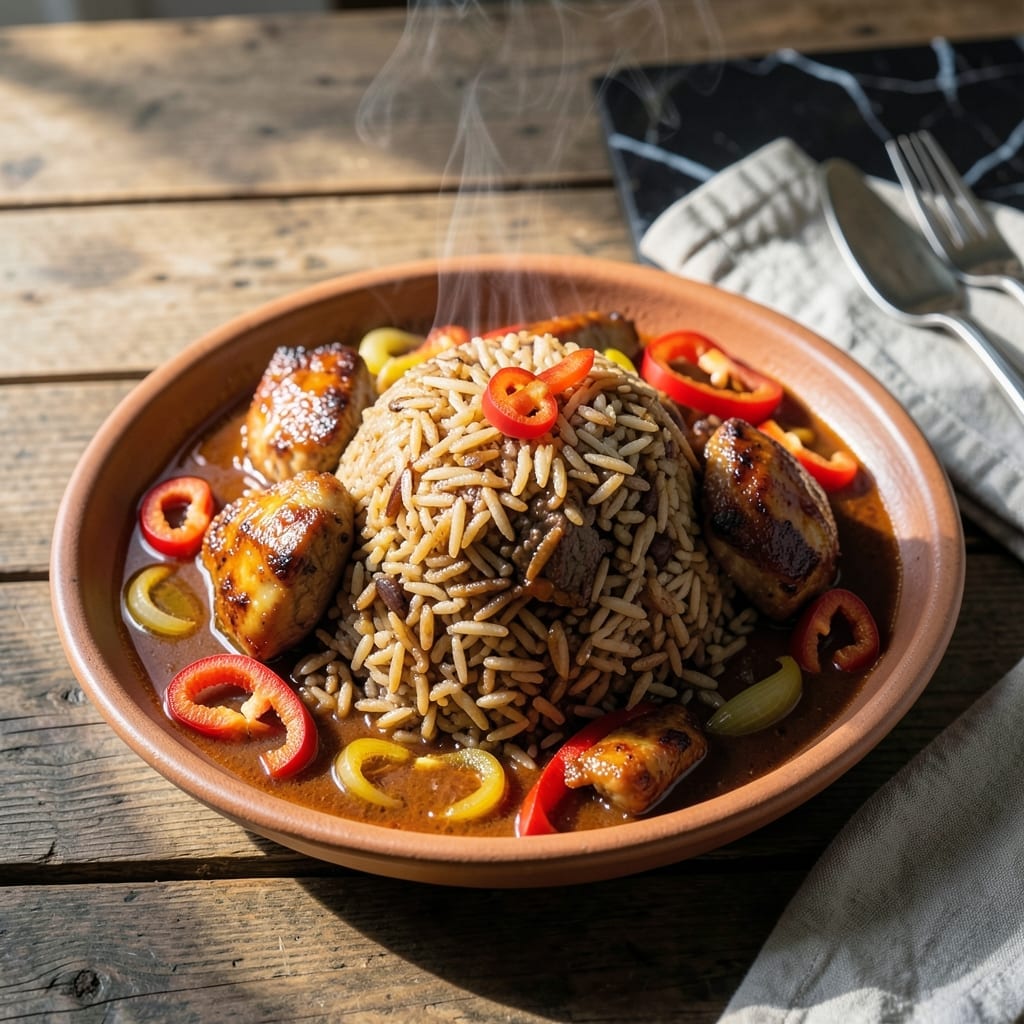 Ofada Rice Recipe: Yoruba Spiced Stew With Fluffy Grains
