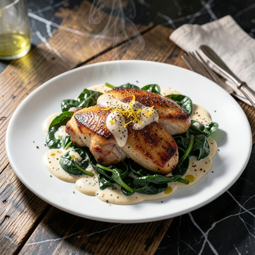 Chicken Spinach and Cream Recipe: Rich and Velvety One-Pot Meal