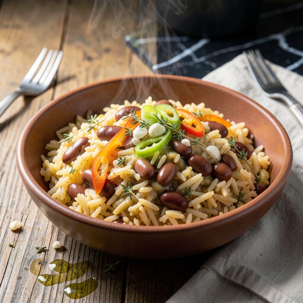 Jamaican Rice and Peas Recipe With Canned Kidney Beans: Caribbean-Style Coconut Infusion
