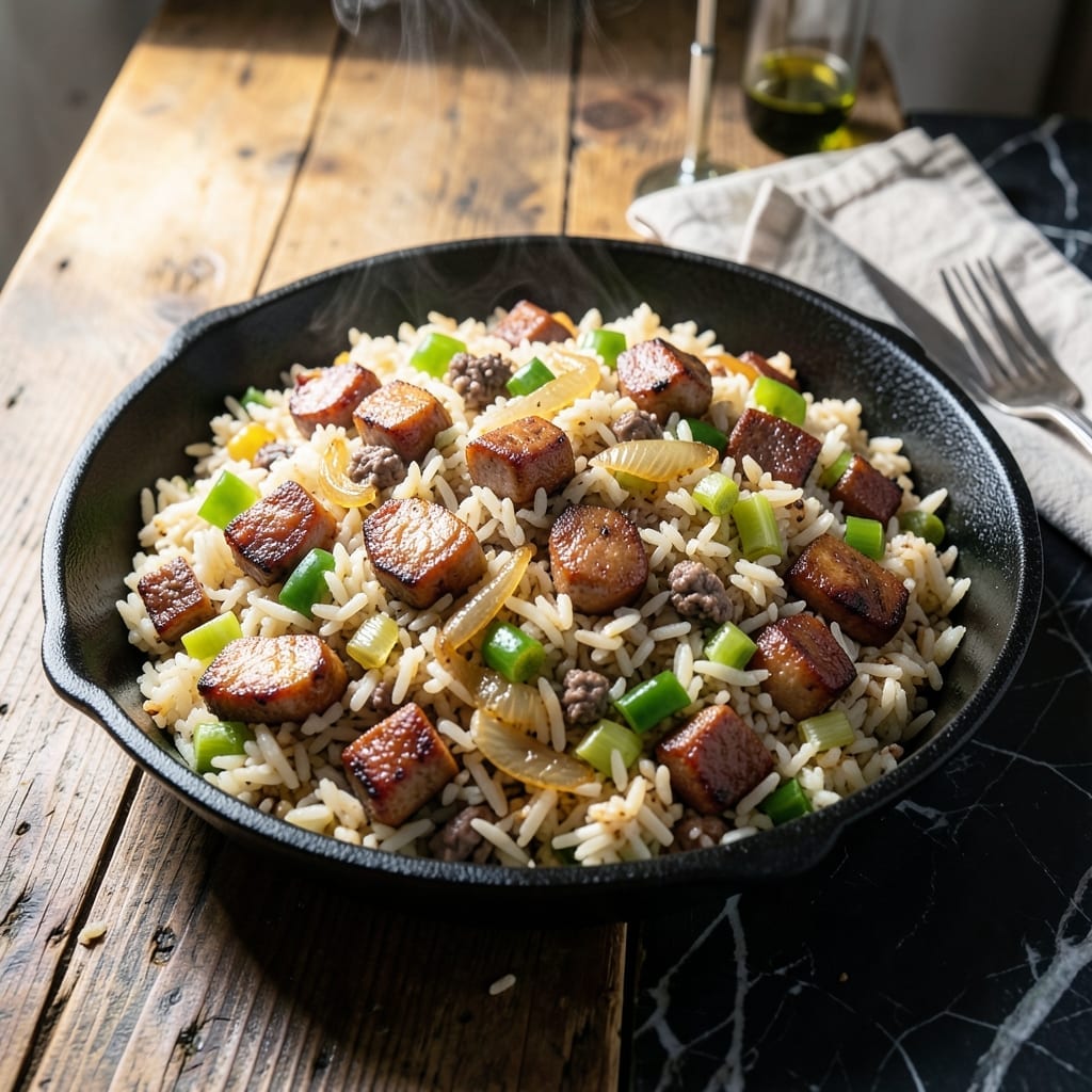 Original Dirty Rice Recipe: Authentic Louisiana Soul with Andouille Original Dirty Rice Recipe: Authentic Louisiana Soul with Andouille