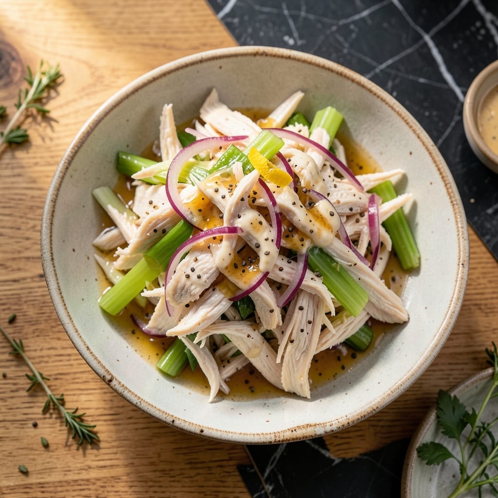 Chicken Salad Recipe With Vinegar: Bright Tangy Crunch in Every Bite