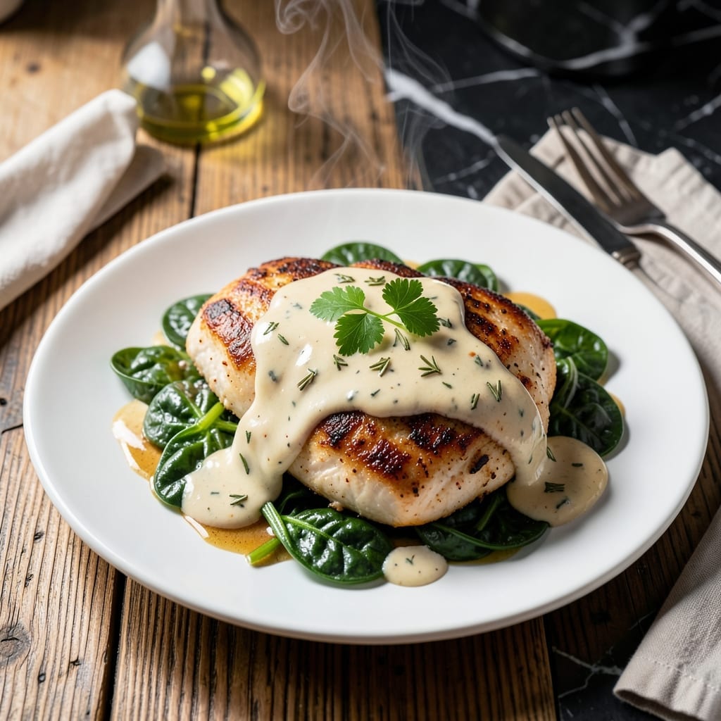 Creamy Herb Chicken Recipe: Velvety Sauce With Fresh Garden Notes Creamy Herb Chicken Recipe: Velvety Sauce With Fresh Garden Notes