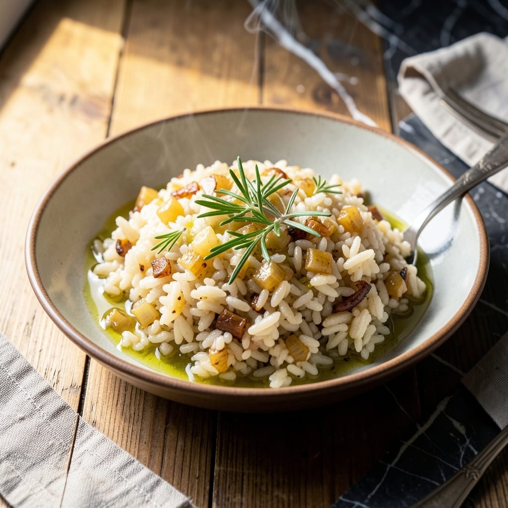 Italian Rice Pilaf Recipe: Toasted Aromas With Herb-Infused Depth Italian Rice Pilaf Recipe: Toasted Aromas With Herb-Infused Depth