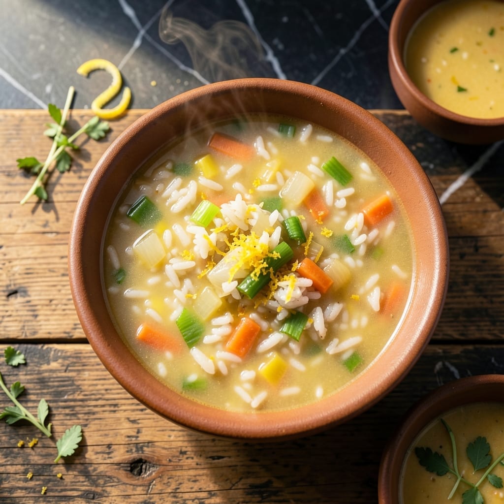 Round the Clock Lemon Rice Soup Recipe: Bright Citrus in Every Spoon Round the Clock Lemon Rice Soup Recipe: Bright Citrus in Every Spoon