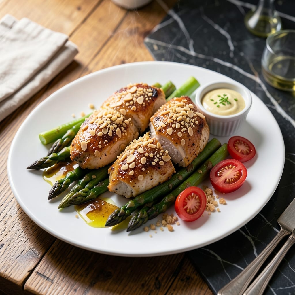 Almond Coated Chicken Recipe: Crunchy Nut Crust With Herbed Breading Almond Coated Chicken Recipe: Crunchy Nut Crust With Herbed Breading