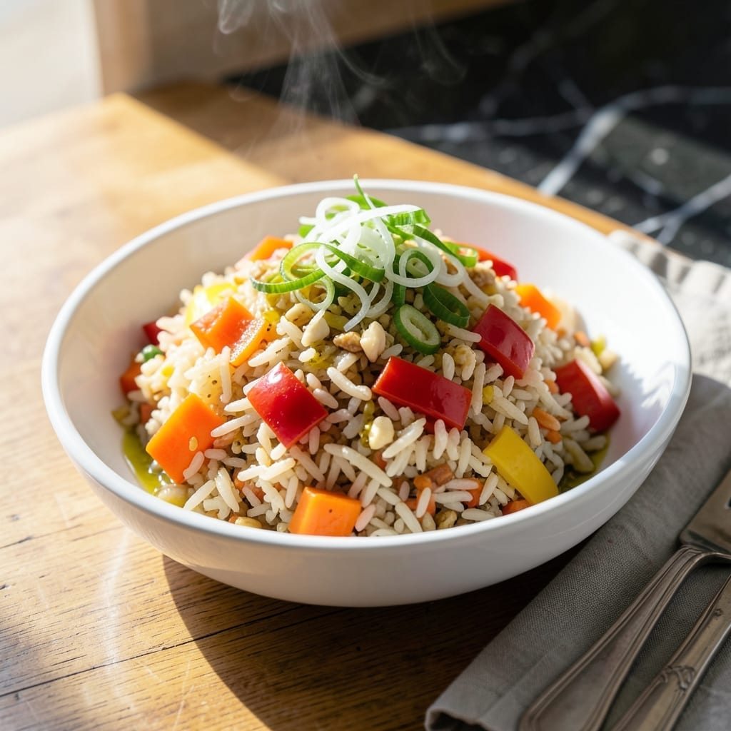 Fresh Fried Rice Recipe: Day-Old Grain Revival With Garden Freshness Fresh Fried Rice Recipe: Day-Old Grain Revival With Garden Freshness