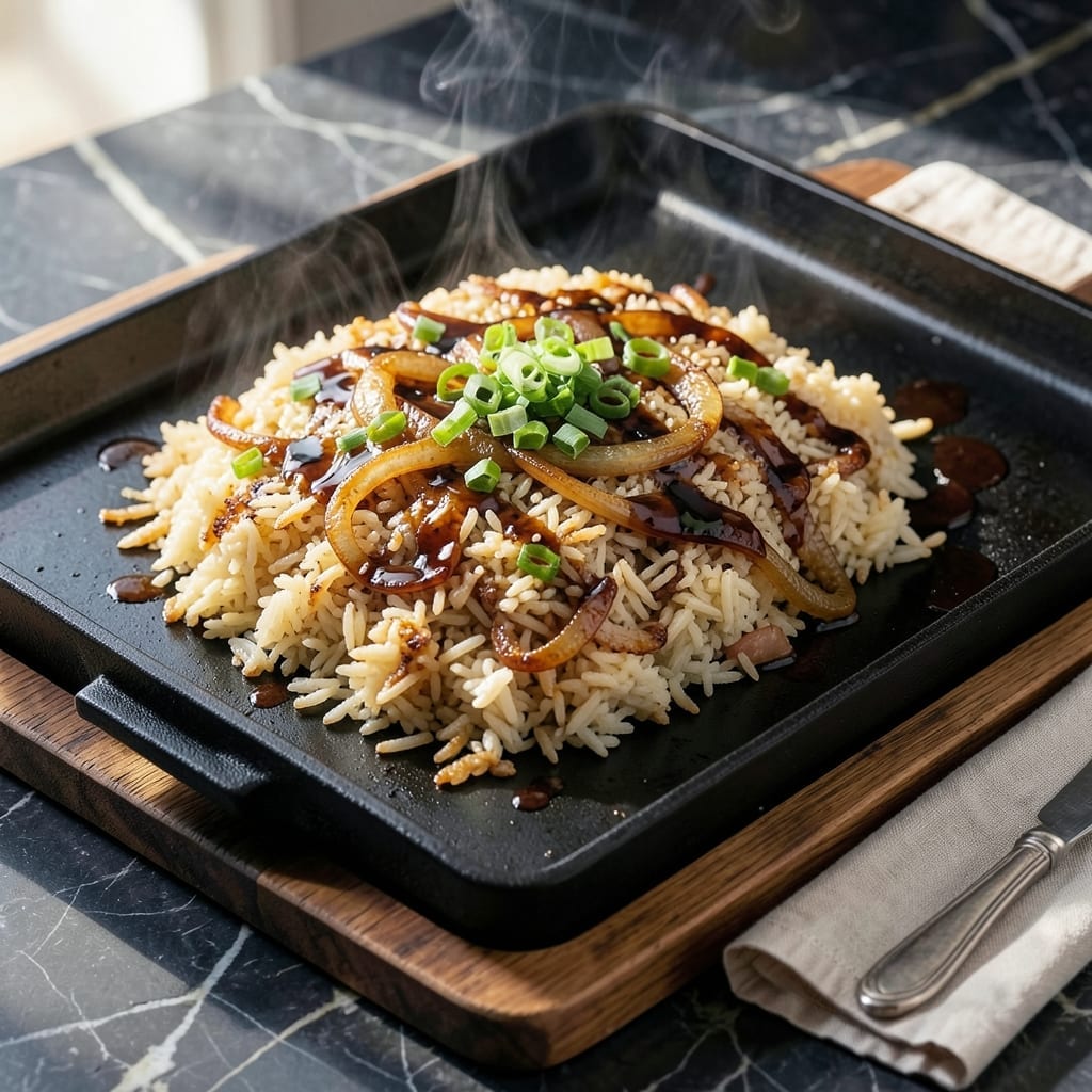 Hibachi Rice Recipe on Blackstone Griddle: Smoky Umami With Grill-Marked Vegetables Hibachi Rice Recipe on Blackstone Griddle: Smoky Umami With Grill-Marked Vegetables