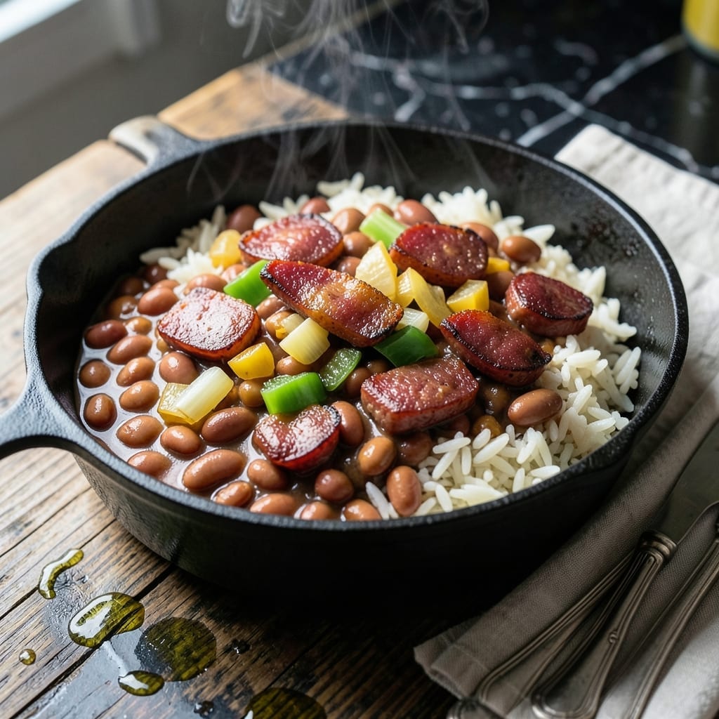 Red Beans and Rice Recipe With Canned Beans: Smoky Creole Flavor in One Pot Red Beans and Rice Recipe With Canned Beans: Smoky Creole Flavor in One Pot