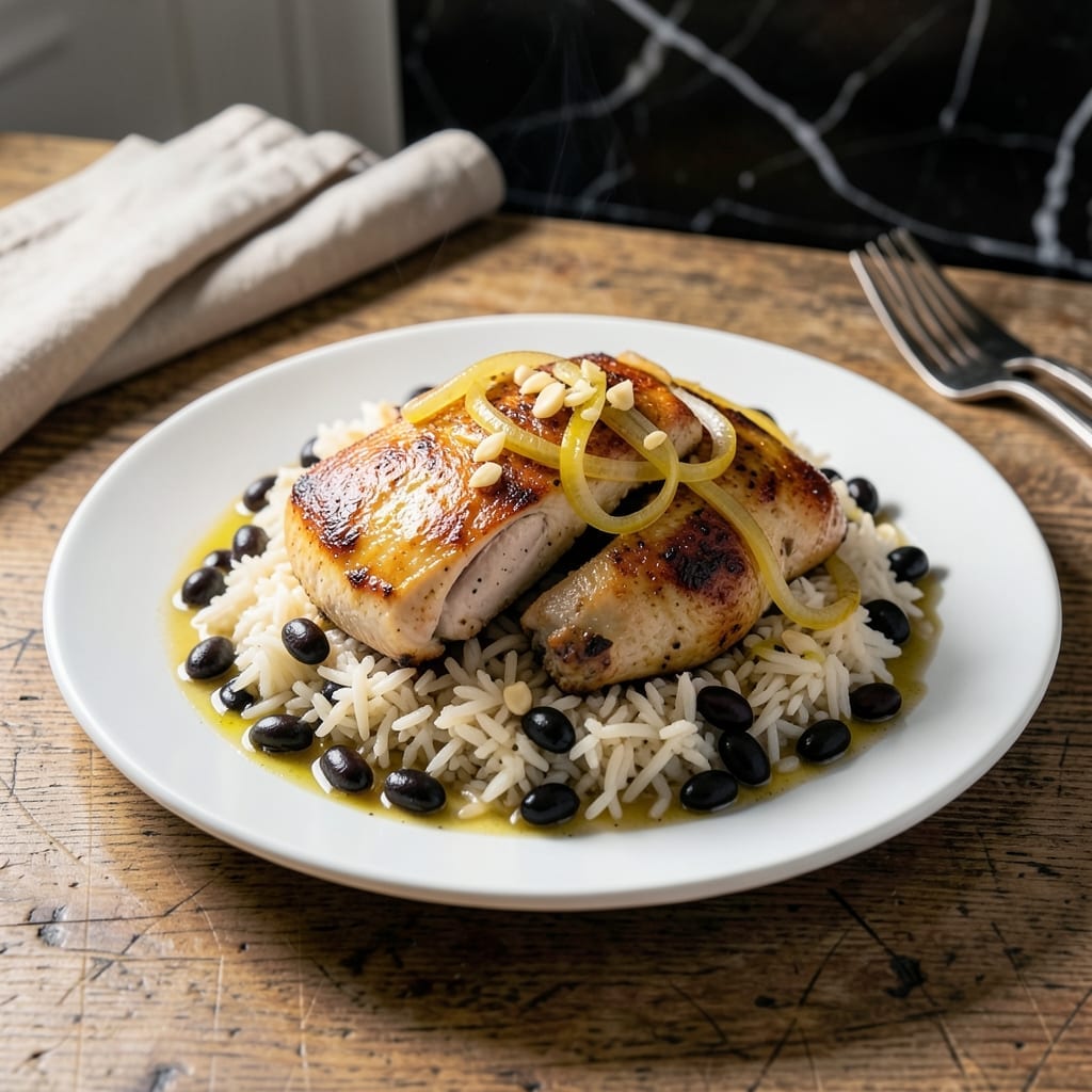 Chicken White Rice Black Beans Recipe: Latin-Inspired One-Bowl Meal