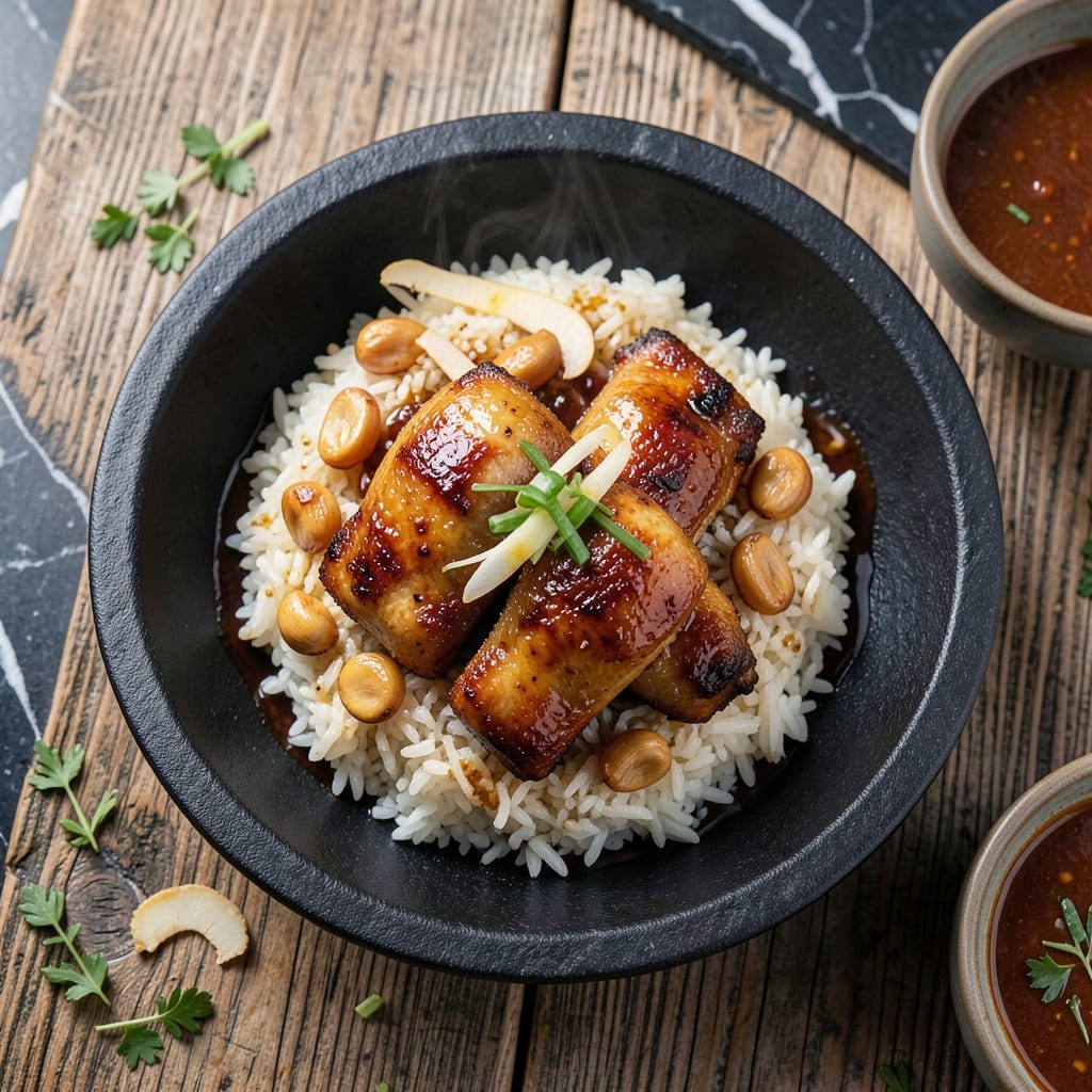 Korean Chicken Pot Rice Recipe: Crispy Chicken and Fragrant Ginger Rice