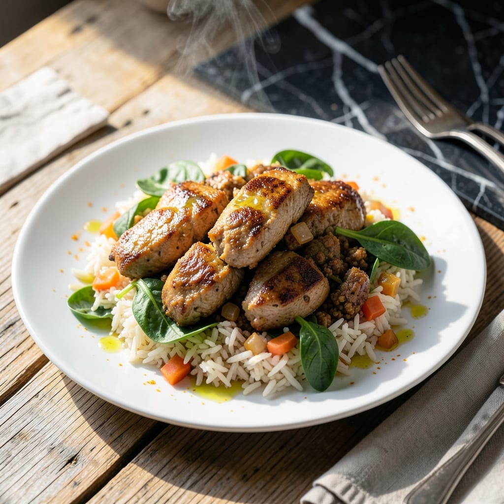 Ground Turkey With Rice And Spinach Recipe: Nutrient-Packed One-Pan Meal
