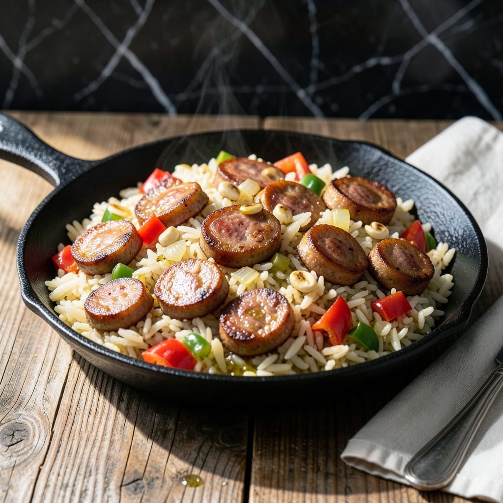 Sausage Rice Recipe: Smoky Flavor in a One-Pot Meal Sausage Rice Recipe: Smoky Flavor in a One-Pot Meal