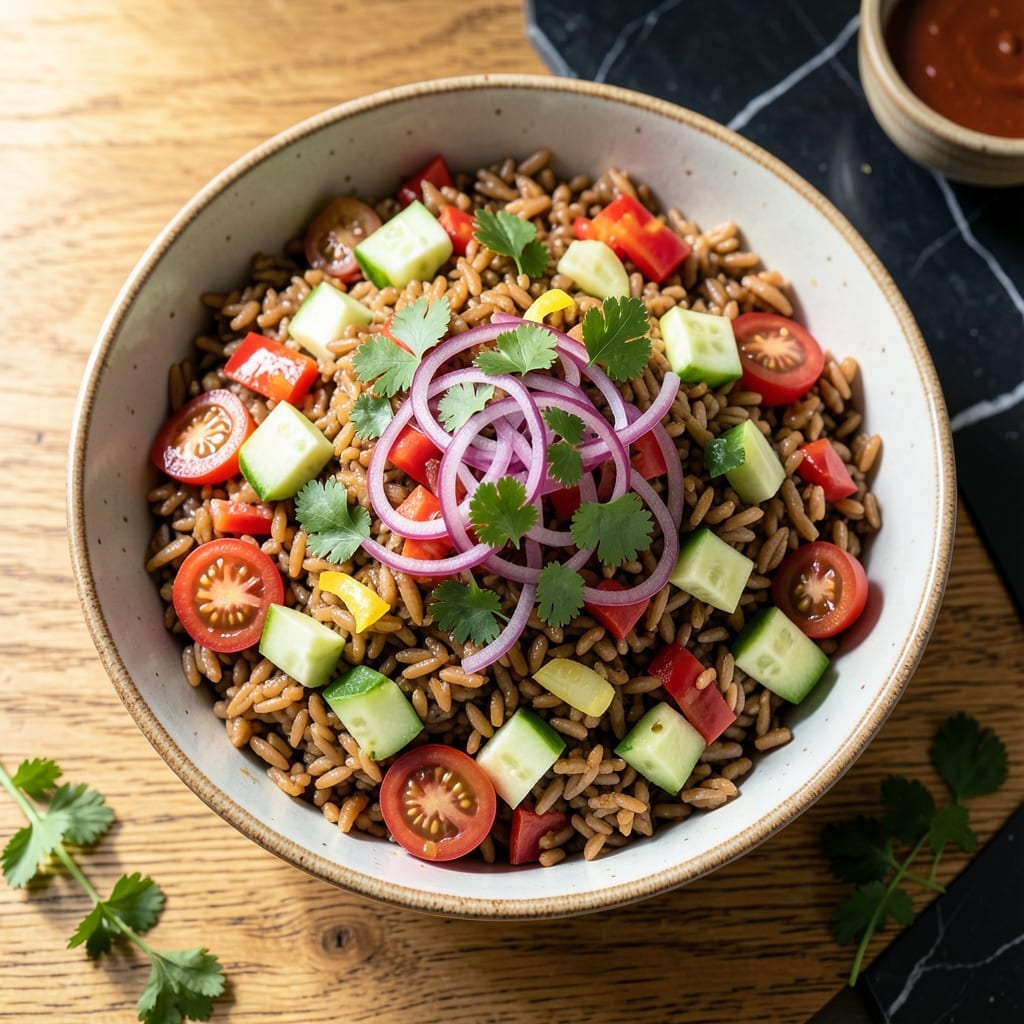 Vegan Rice Salad Recipe: Bright Citrus and Herb-Infused Bites
