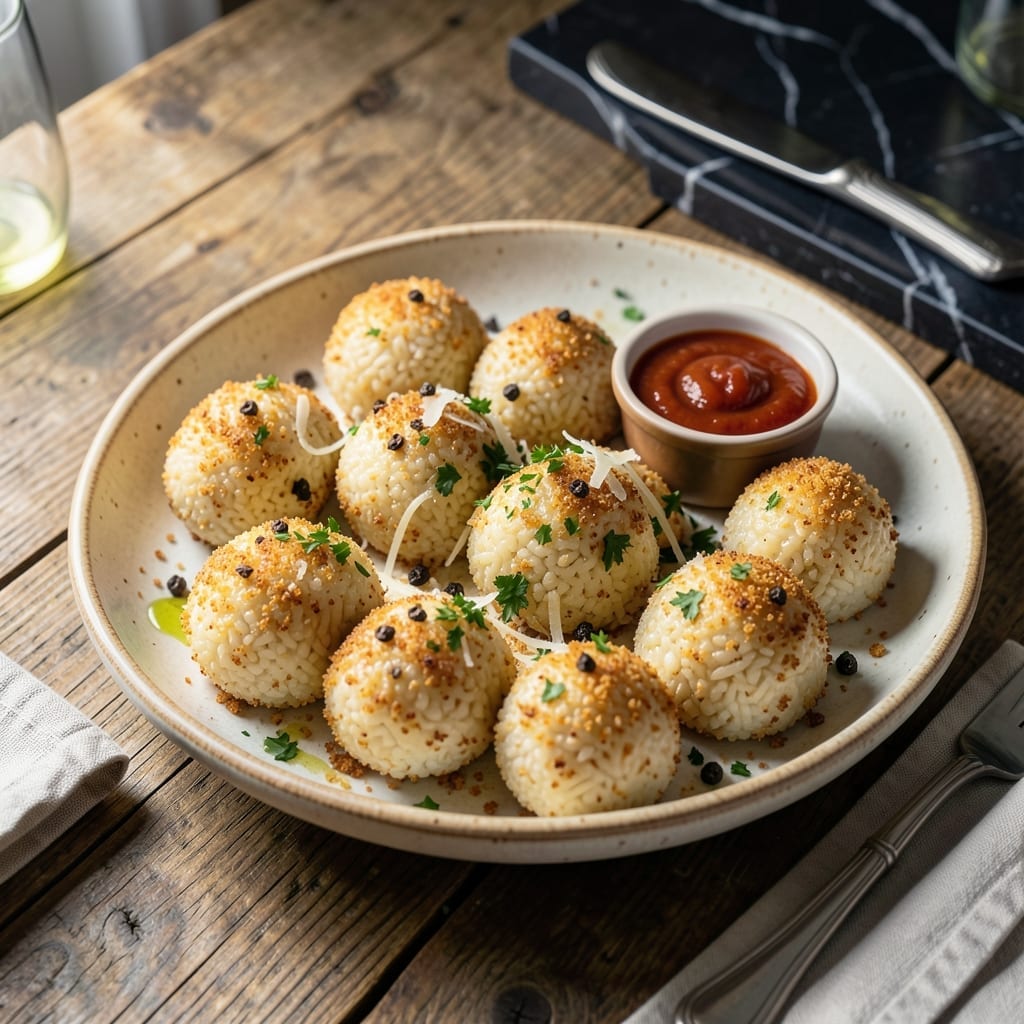 Giada's Rice Ball Recipe: Crispy Golden Arborio Bites