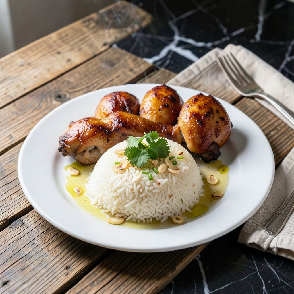 Hainanese Chicken Rice Cooker Recipe: Fragrant One-Pot Masterpiece Hainanese Chicken Rice Cooker Recipe: Fragrant One-Pot Masterpiece