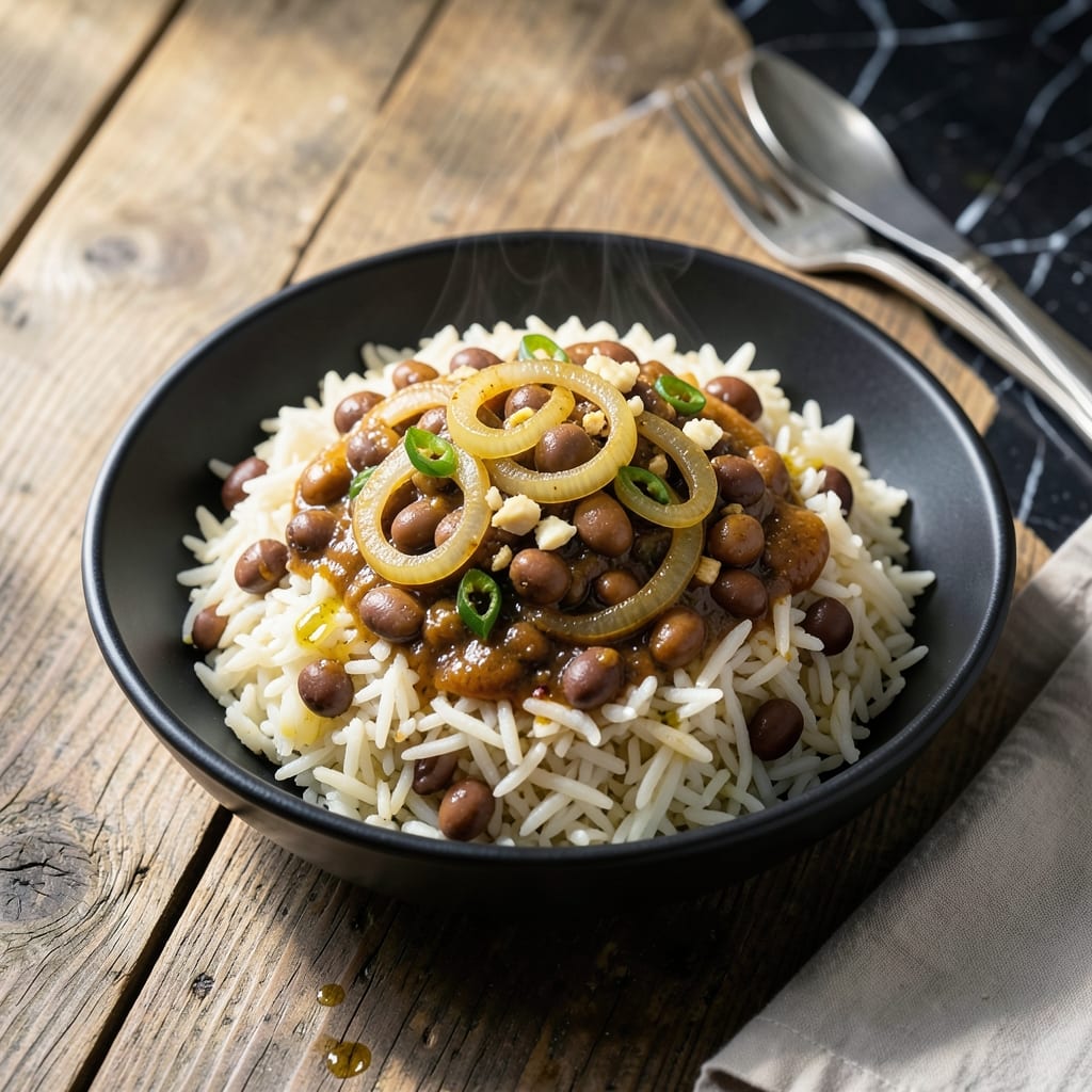 Lobia Rice Recipe: Spiced Black-Eyed Peas and Fragrant Rice Lobia Rice Recipe: Spiced Black-Eyed Peas and Fragrant Rice