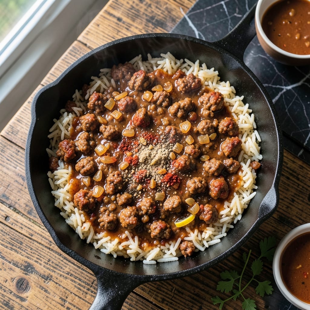 Chili Rice Casserole Recipe: Tex-Mex Layers in One Pan Chili Rice Casserole Recipe: Tex-Mex Layers in One Pan
