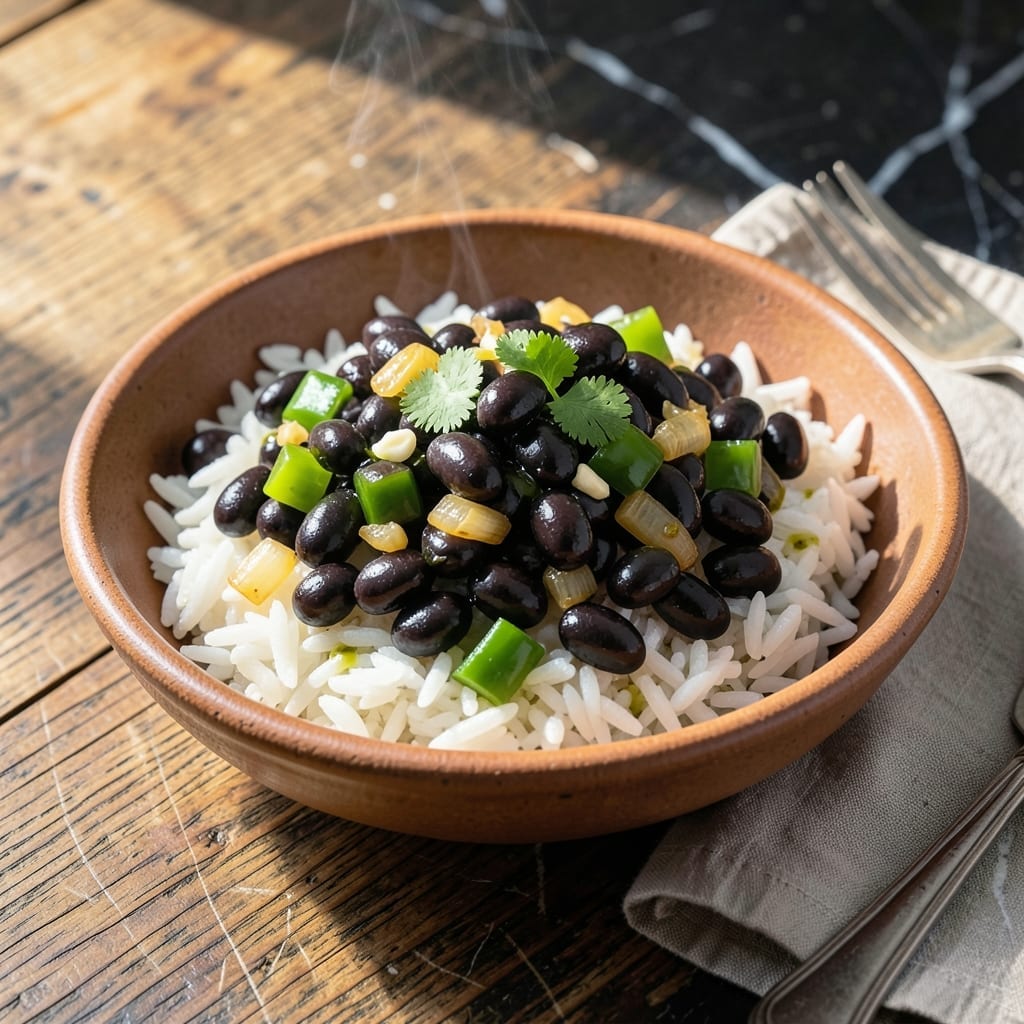 Traditional Black Beans and Rice Recipe With Canned Beans: Quick Latin-Inspired Side Dish Traditional Black Beans and Rice Recipe With Canned Beans: Quick Latin-Inspired Side Dish