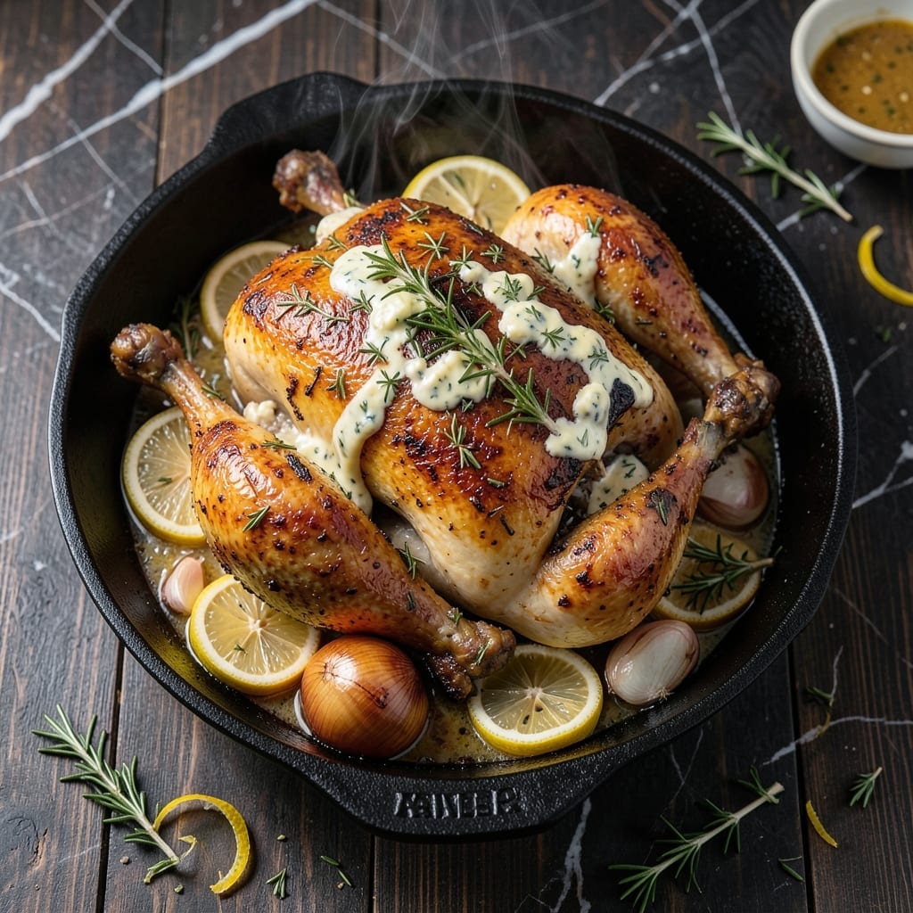 Whole Chicken in Oven Recipe: Golden Crisp Skin With Herb-Infused Moisture