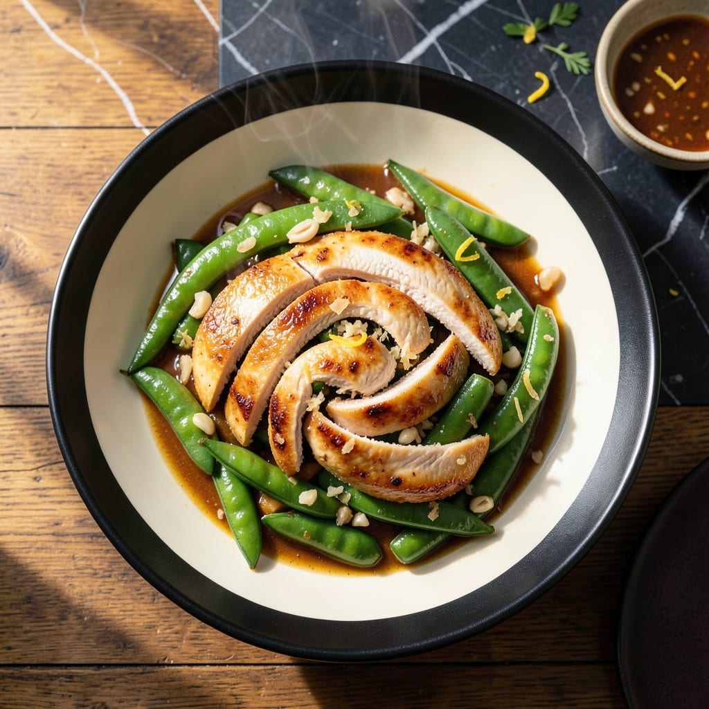 Chicken Snow Peas Recipe: Wok-Tossed Crisp-Tender Bites