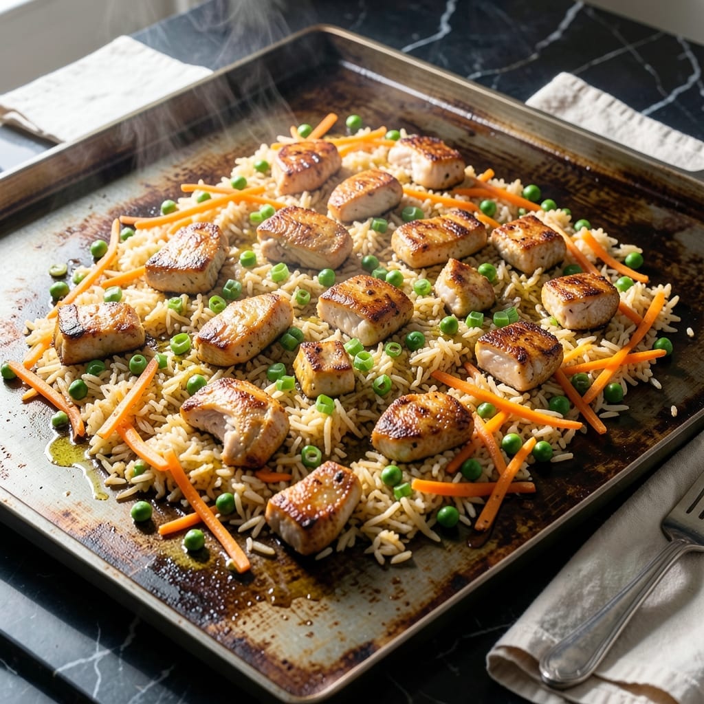 Chicken Fried Rice Recipe on Flat Top Grill: Smoky Wok-Free Flavor Chicken Fried Rice Recipe on Flat Top Grill: Smoky Wok-Free Flavor