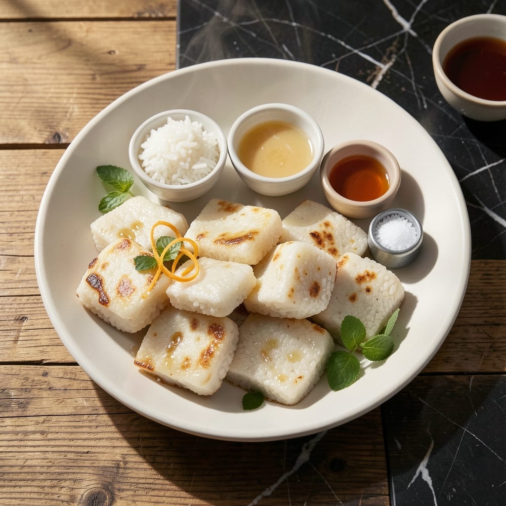 Quick Rice Cake Recipe: Crispy Edges and Soft Centers