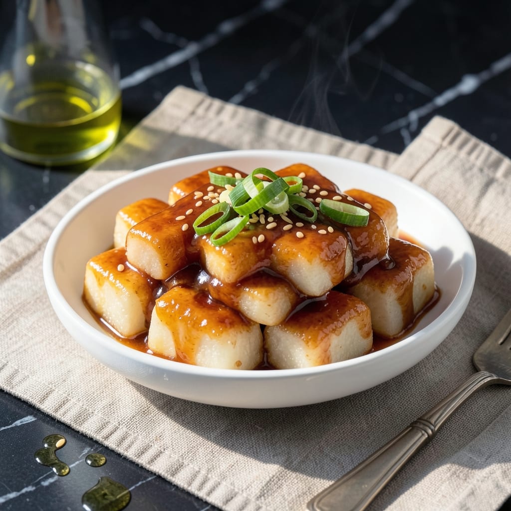 Healthy Korean Rice Cake Recipe: Chewy Goodness with Spicy Gochujang