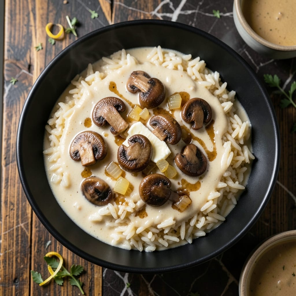 Cream of Mushroom Soup Rice Recipe: Rich and Earthy One-Pot Meal