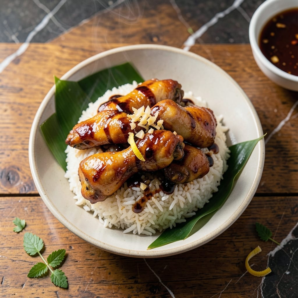 Chicken Rice Recipe Singapore Style: Fragrant Pandan-Infused One-Pot Meal
