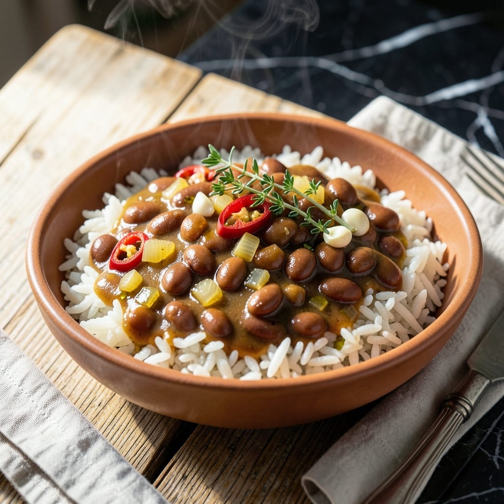 Jamaican Red Beans and Rice Recipe With Canned Beans: Island Spice in One Pot Jamaican Red Beans and Rice Recipe With Canned Beans: Island Spice in One Pot